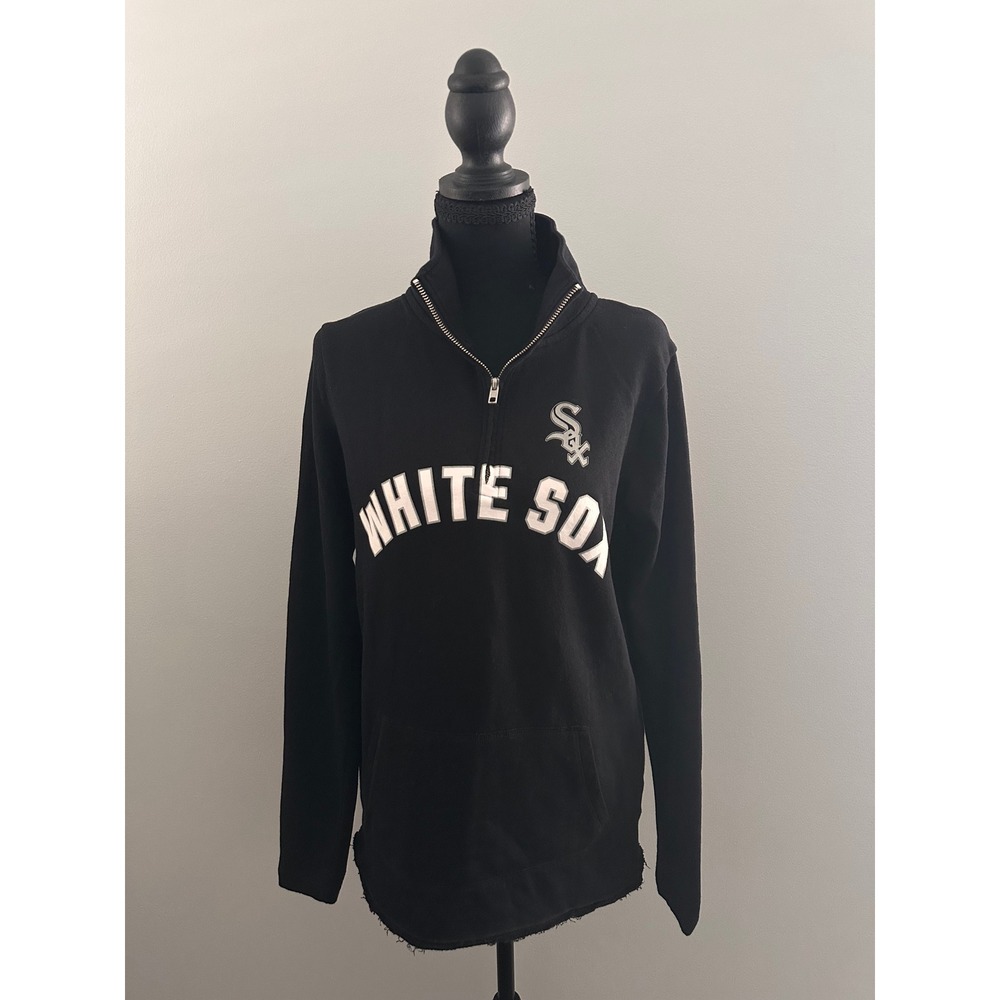 Victoria's Secret PINK x 5th & Ocean Chicago White Sox Quarter Zip Sweatshirt S